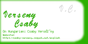 verseny csaby business card